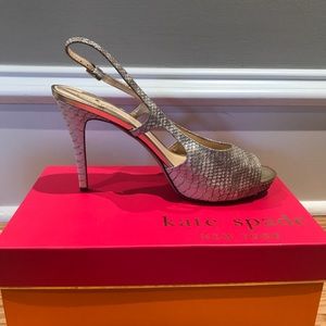Kate Spade Peep-Toe Slingback Pumps